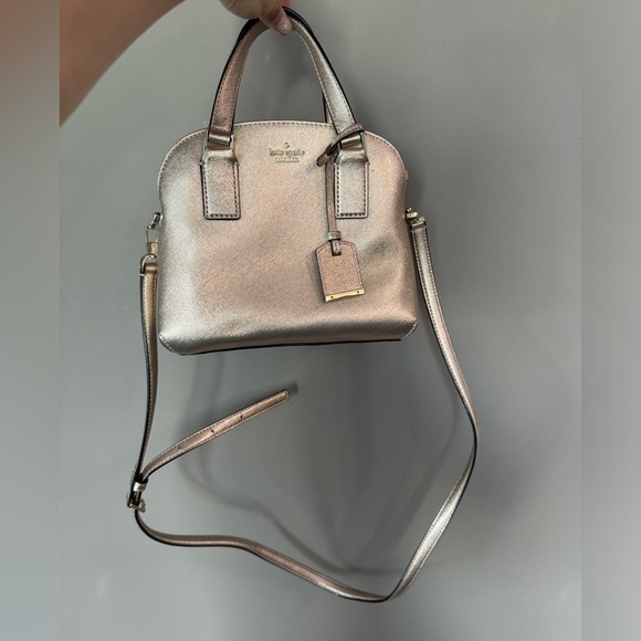 Kate Spade Metallic Satchel Bag - Picture 2 of 3
